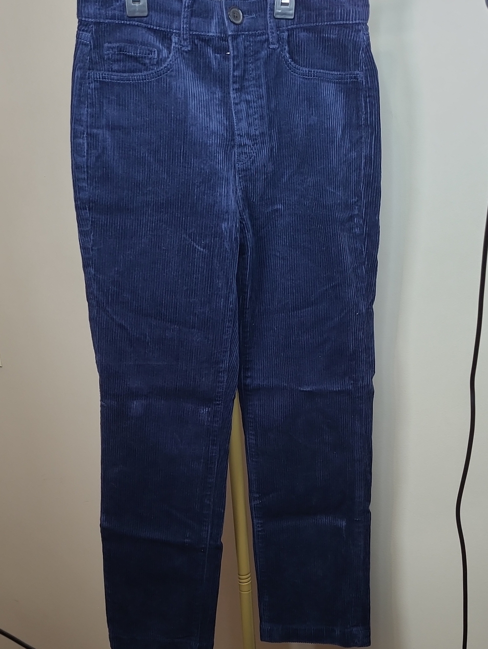LOFT Navy Blue Corduroy Trousers size 0/25